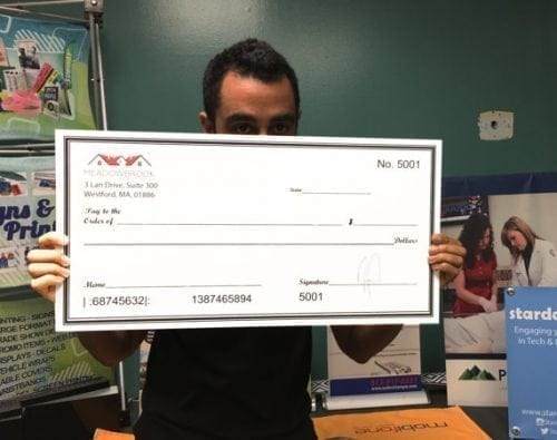 Giant Check - Oversize Check - Novelty Check - Printed Oversized Check