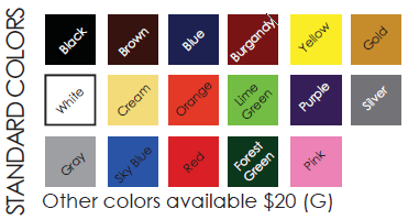 1 Color Adhesive Cut Vinyl