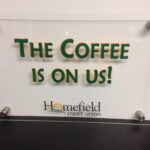 acrylic standoff wall sign