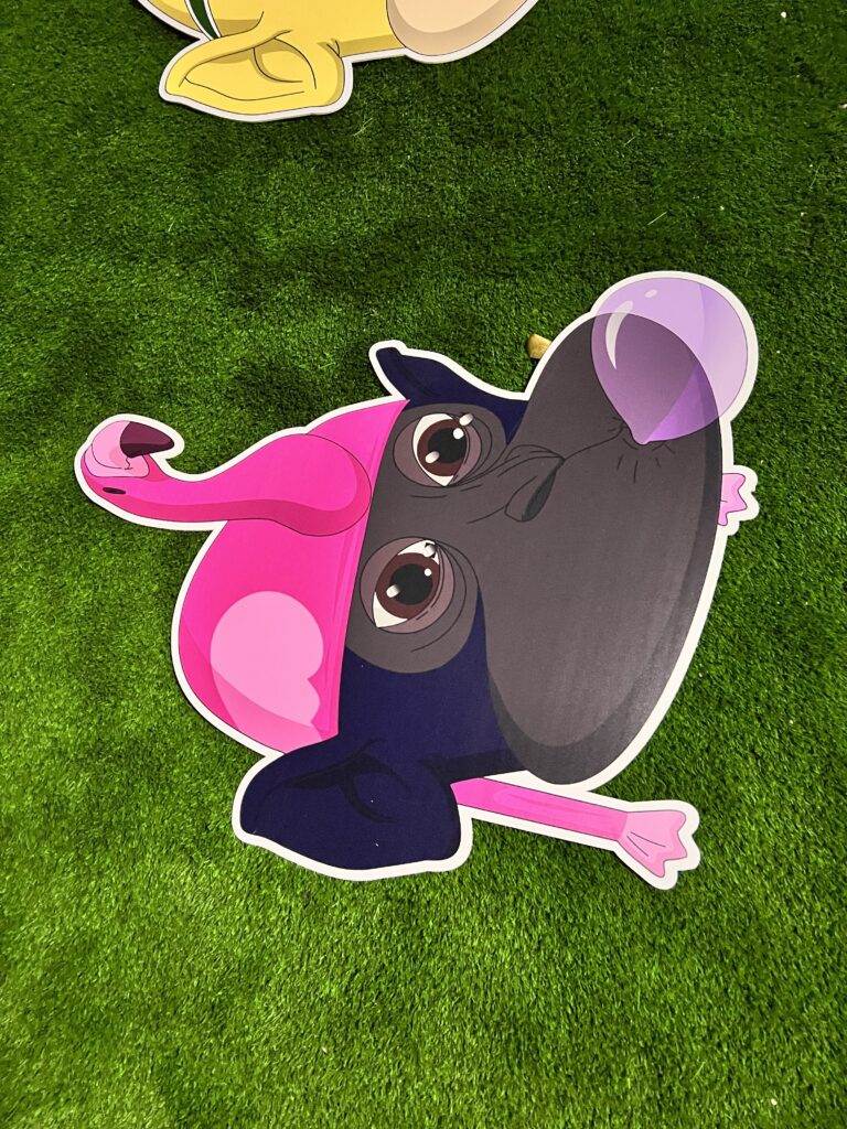 Routed Shape Nft Pvc Sign Board