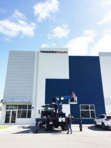 Sign Installation Services In Miami Channel Letter Building Sign Installation