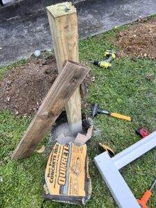 Sign Installation Services In Miami Real Estate Sign Post Installation Scaled
