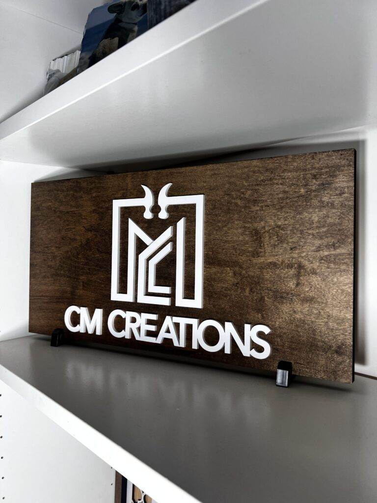 Round and Rectangle Wood and 3D Acrylic Signage Wood Signs with acrylic 3d letters 3