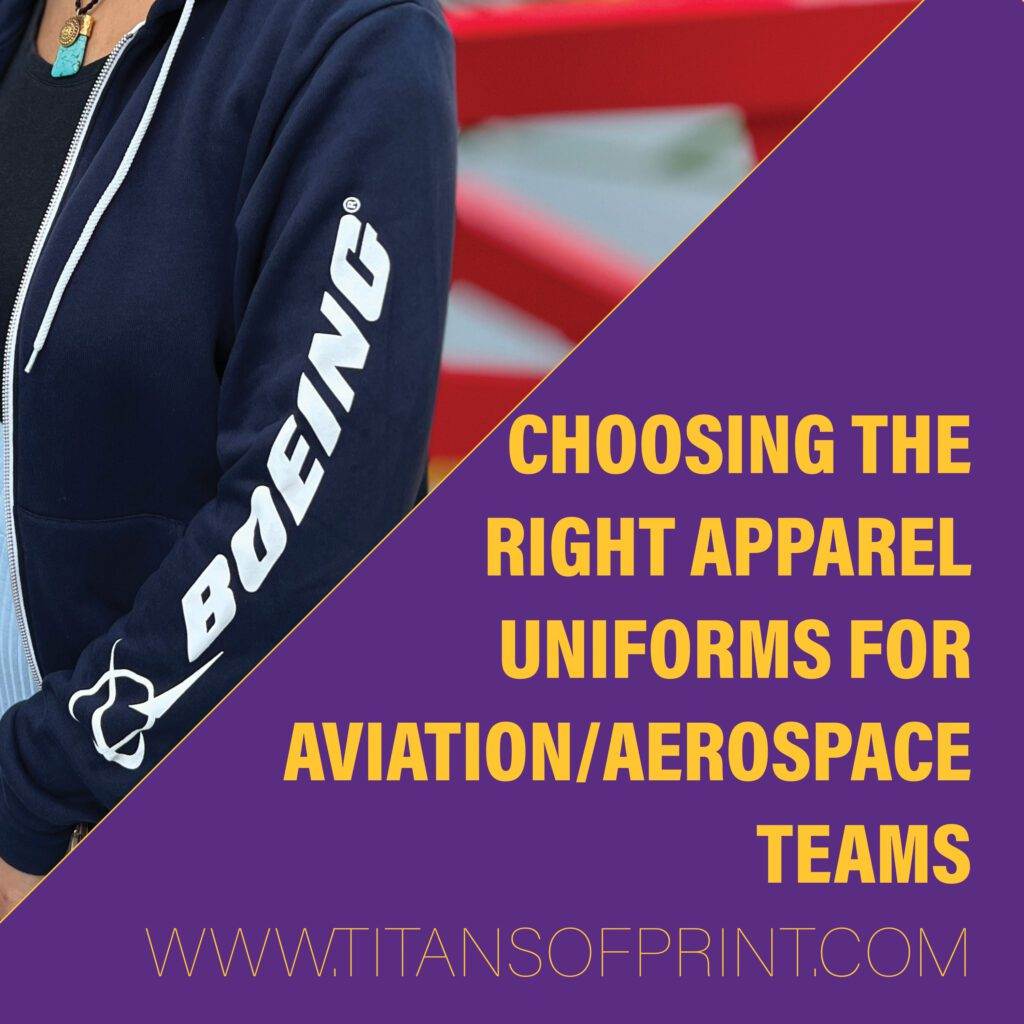 Choosing the Right Apparel Uniforms for Aviation/Aerospace Teams: Style, Functionality, and Branding