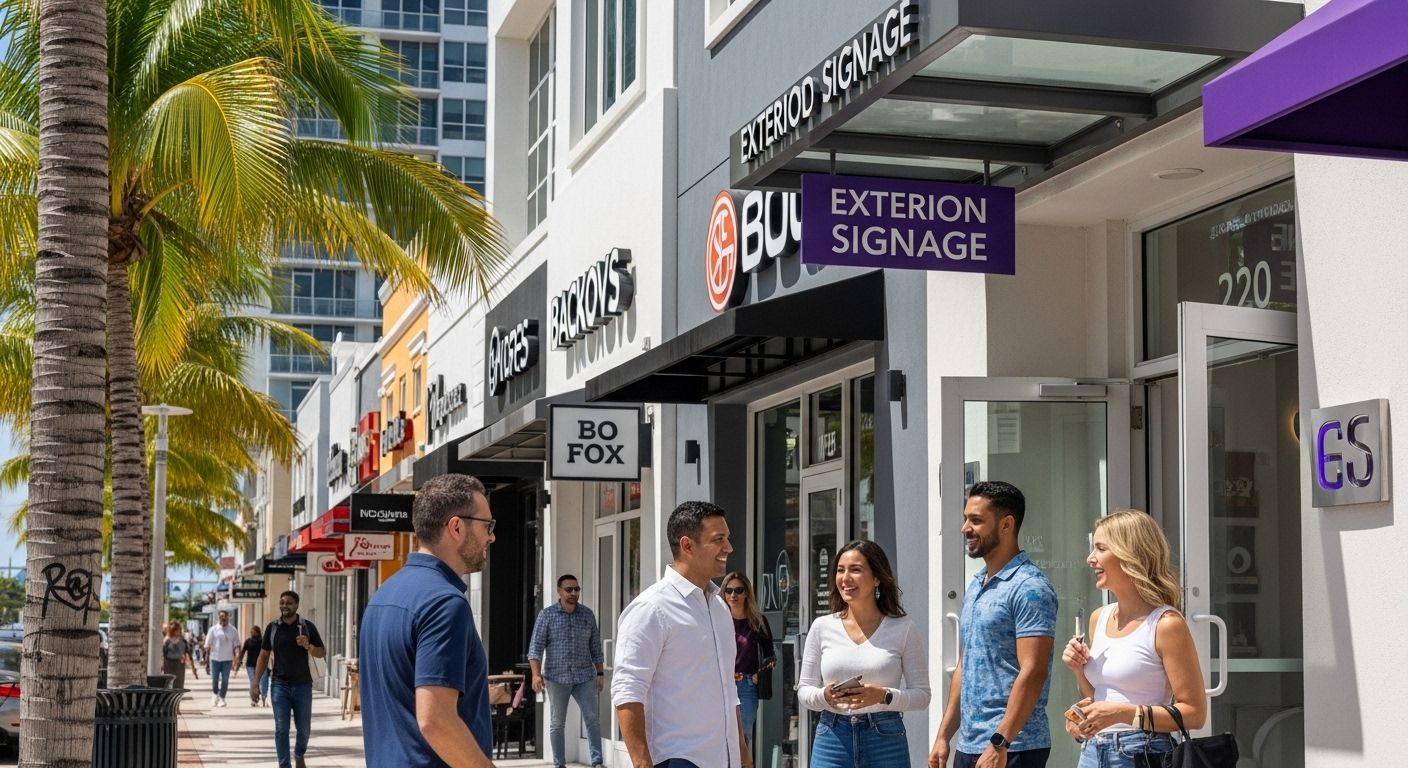 Top Types of Exterior Building Signage for Miami and Florida Businesses 2025 exterior building signage