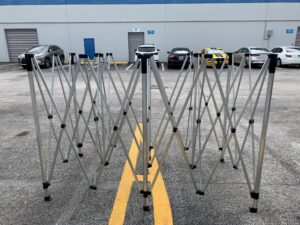 Custom Event Tents Collapsible Aluminum Event Tent Frame For Tradeshow Displays, Miami.