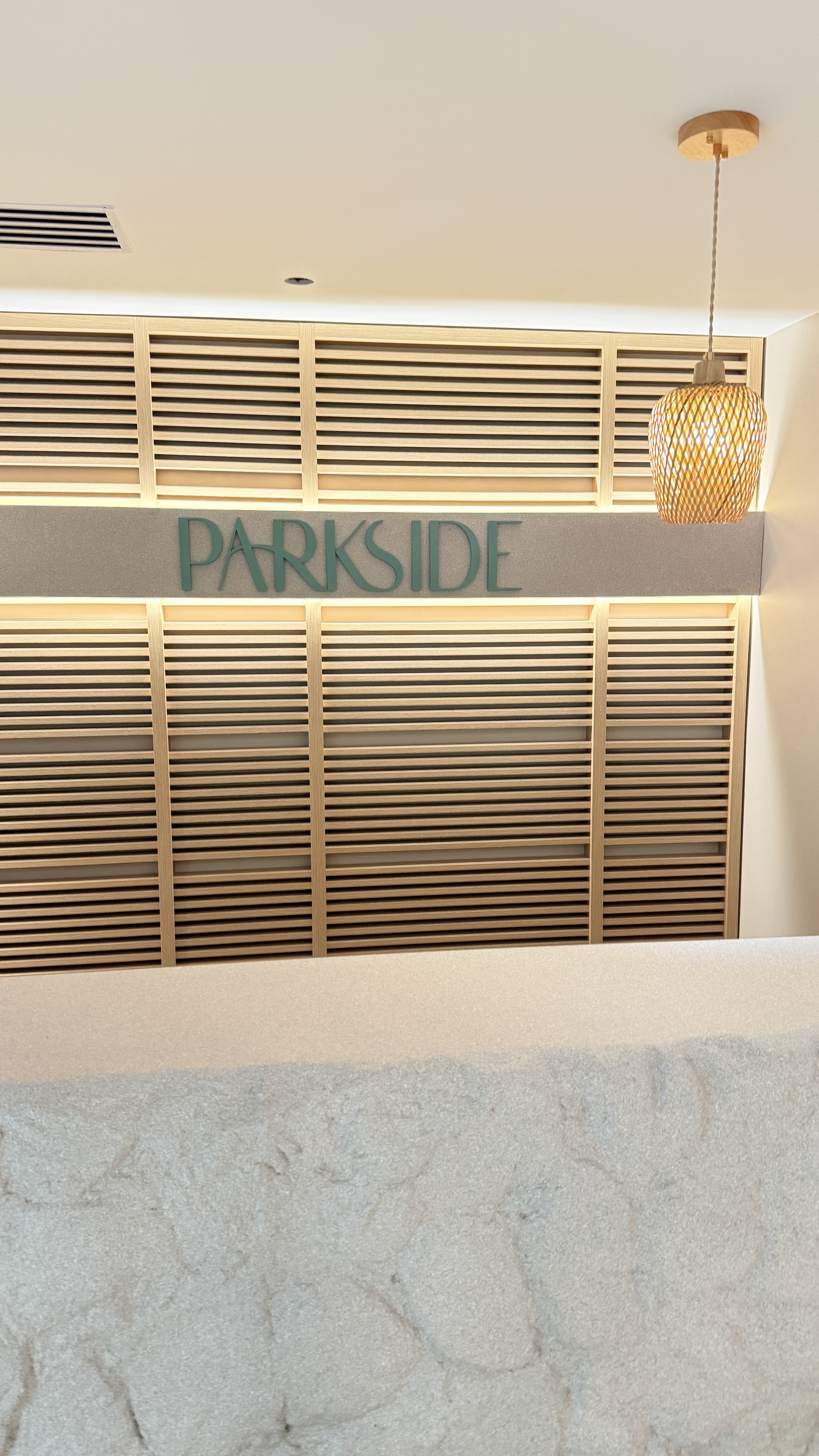 Miami Sales Office Reception Sign | Parkside Brickell