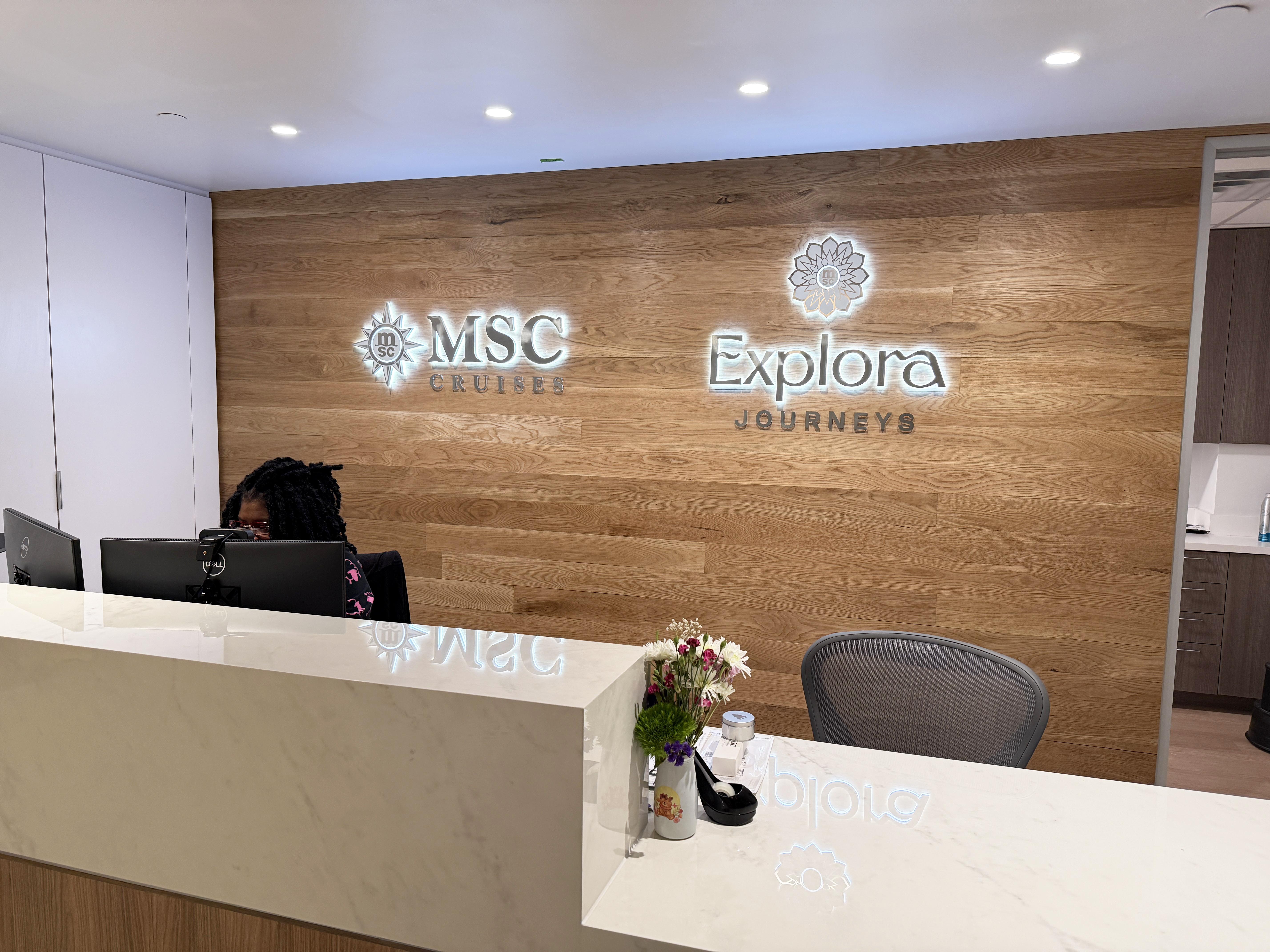Office Lobby Signs For Oakland Park Businesses Edge Lit Channel Letter Signs | Msc Broward Office