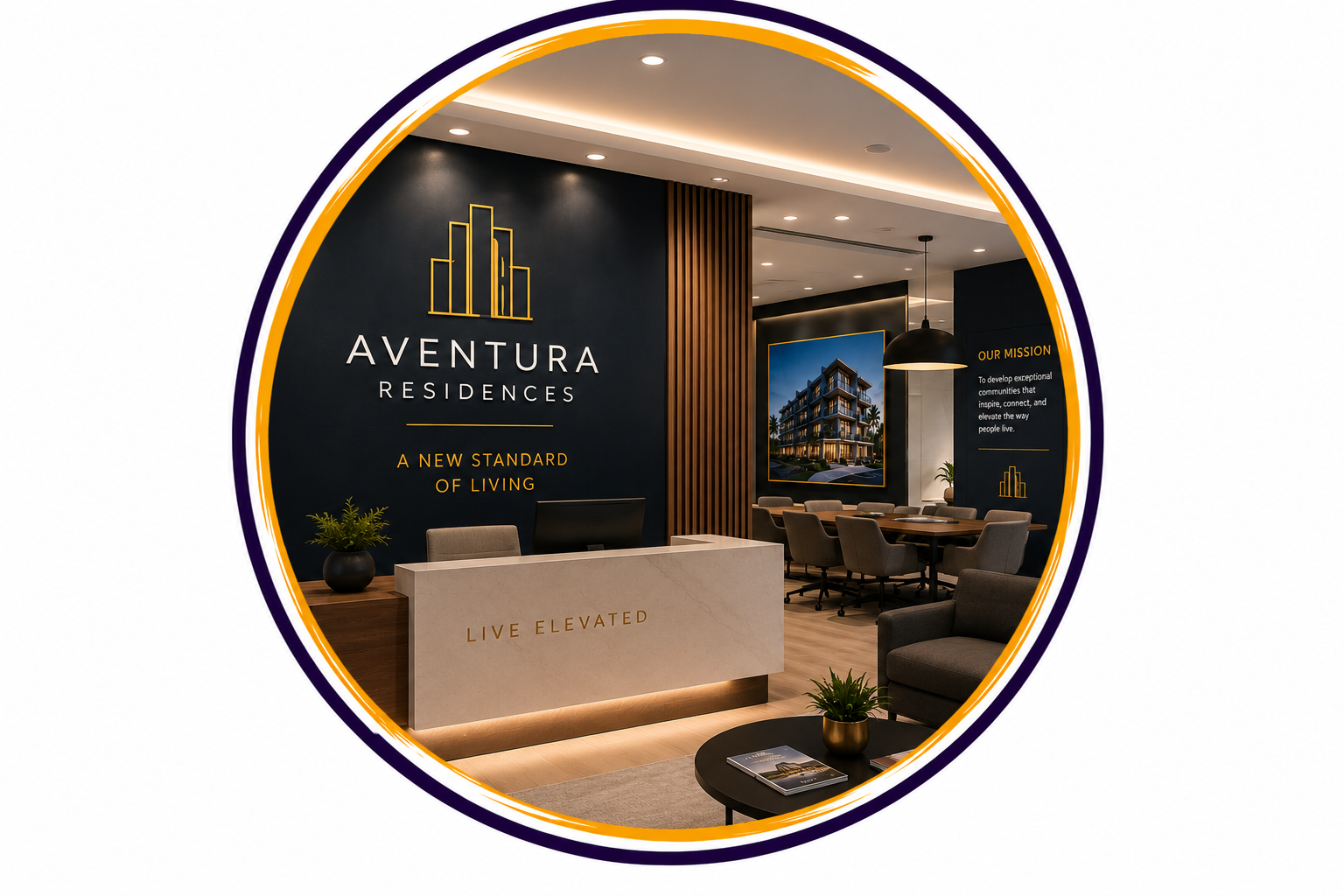 Developer Signs And Custom Real Estate Signs | Titans Of Print Architect Developer Office Interior Branding