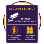 Cruise Line Signage &Amp; Cruise Terminal Facility Branding Custom Safety Operational Signage For Cruise Shoreside Environments