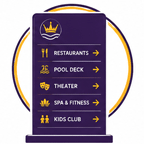 Cruise Line Signage &Amp; Cruise Terminal Facility Branding Wayfinding Signage For Cruise Facilities