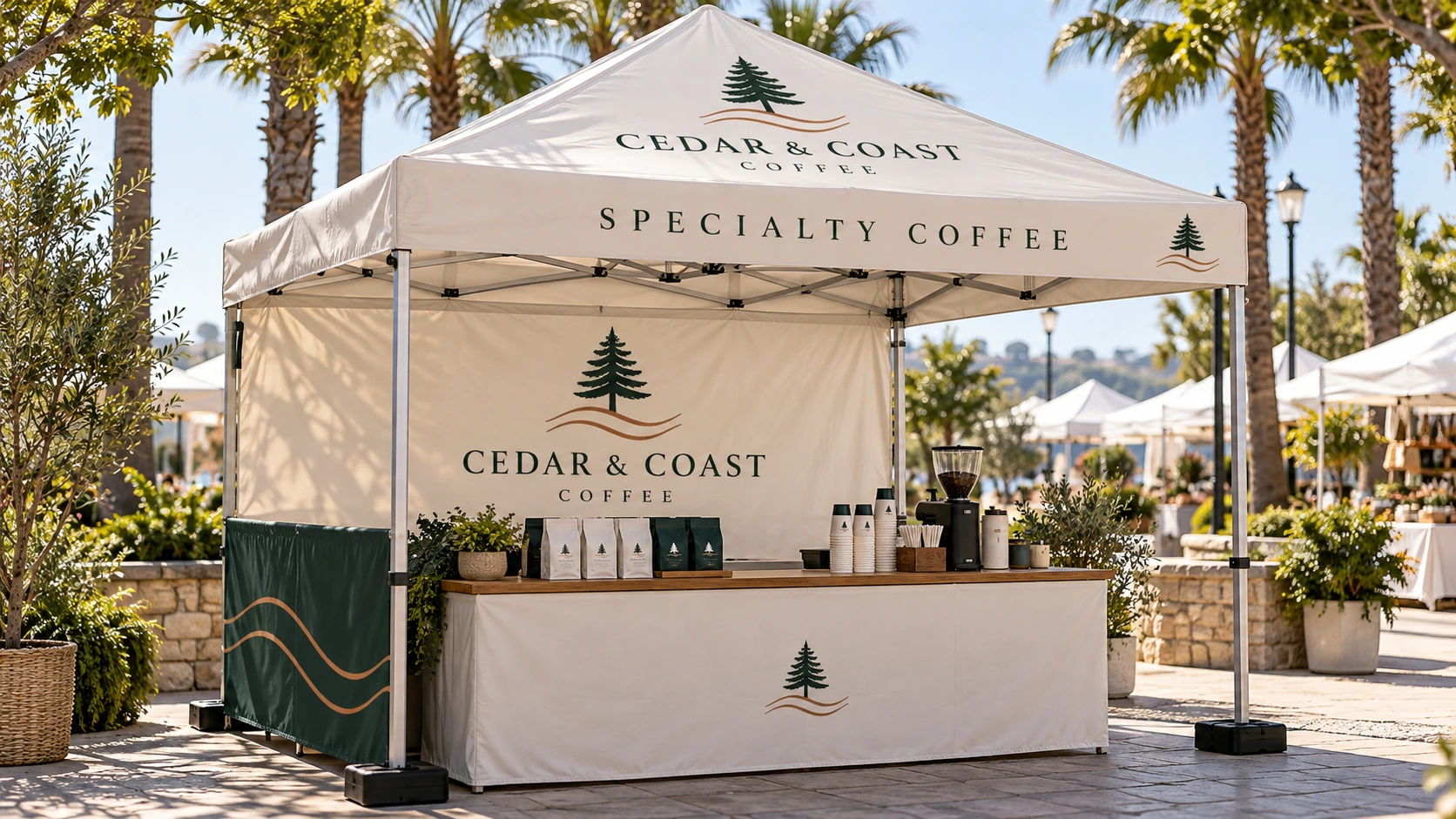 Custom Canopy Tent Artwork: What Goes On The Roof, Valance, And Walls?